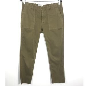 Nili Lotan Jenna Pants Olive Green 6 Capsule Everyday Designer Made New York USA